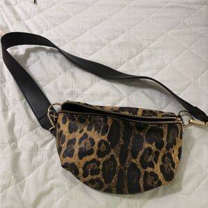 Leopard Print Crossbody Bag